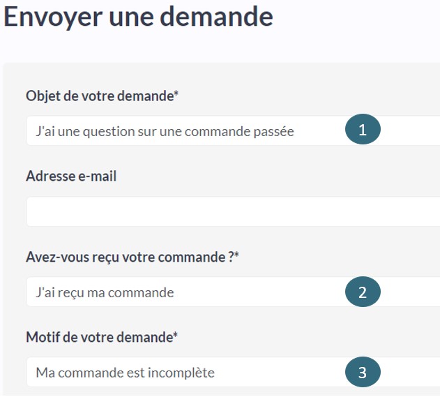 Que faire si j'ai reçu une commande ? 5five